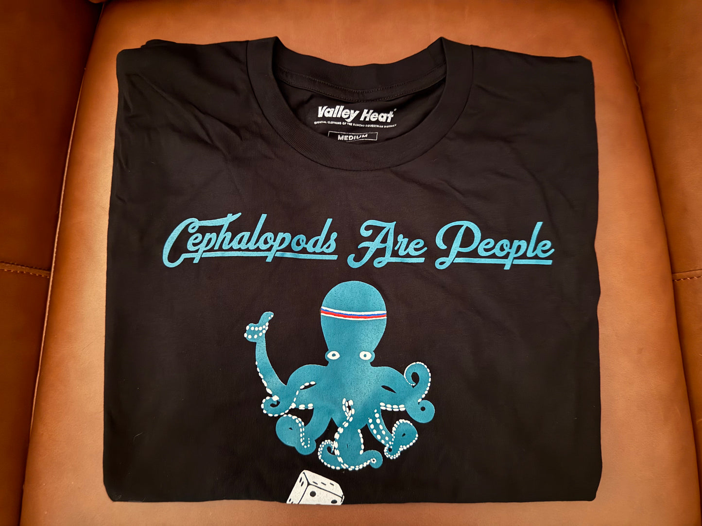 Cephalopods Are People front & back concert T-shirt (limited screen print)